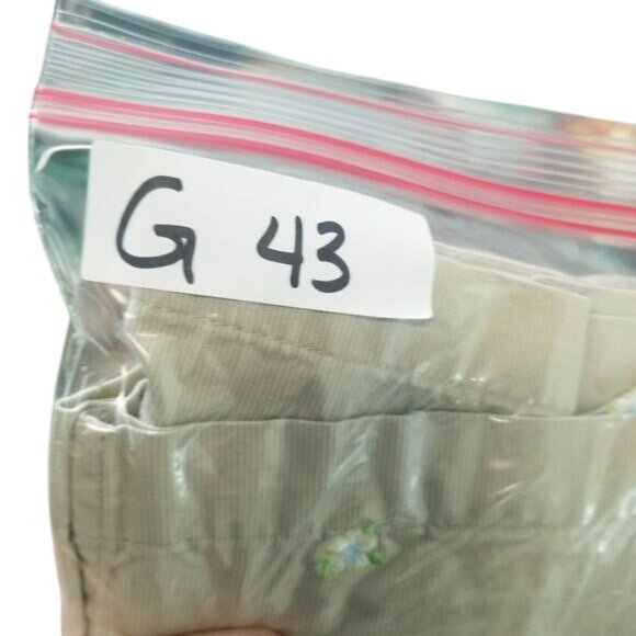 Lizgolf Beige Cotton Skirt Shorts Skorts‎ Embroidered Floral Golf Size 12 - Picture 11 of 11